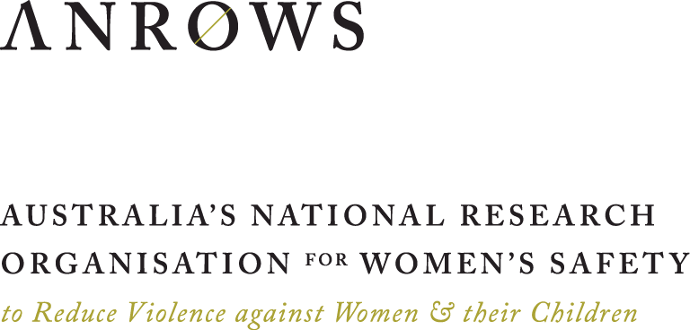 Logo: ANROWS Australia's National Research Organisation for Women's Safety to Reduce Violence against Women and their Children